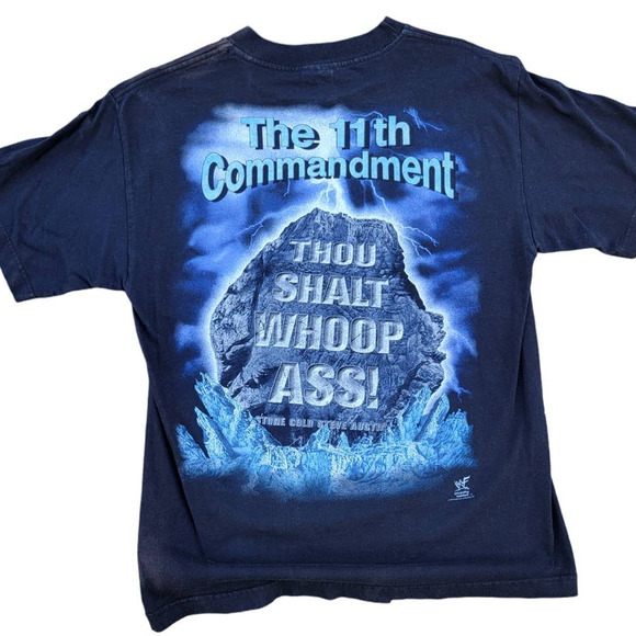 Vintage 1998 Austin 3:16 Stone Cold WWF/WWE Wrestling Shirt - Picture 2 of 4